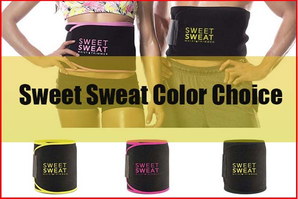 SweetSweat Waist Trimmer Color Option