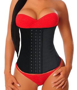 YIANNA Women's Latex Sport Girdle Waist Trainer Corset