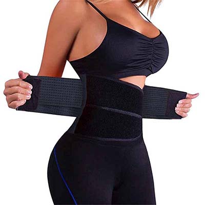 VENUZOR Short Torso Waist Trainer Belt for Women