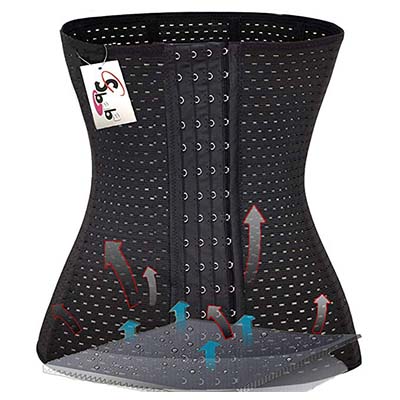 sleep with a shaba waist trainer corset on