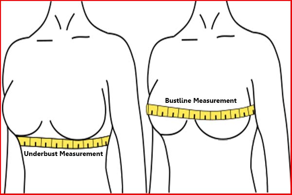 How to measure your bust